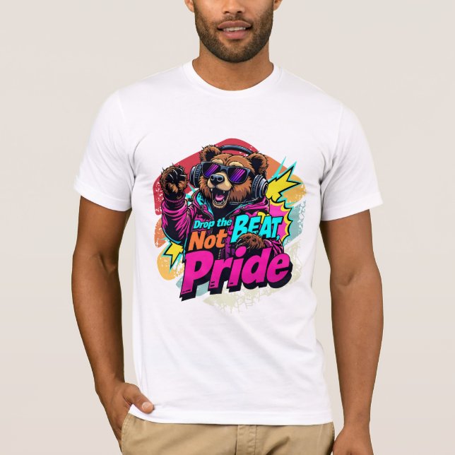 Camiseta VintageVibes LGBTQ BearDJ (Anverso)
