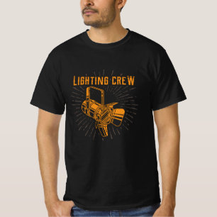Camiseta VINTAJE DE LA TRIPULACIÓN DE ILUMINACIÓN PAR Ilu