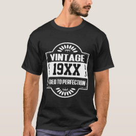 CAMISETA VINTAJE PERSONALIZADO DE 19XX DE EDAD A PERFECCIÓN