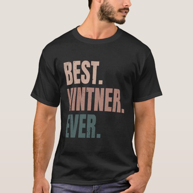 Camiseta Vintner Vintner Ganador Gracioso Mejor Vintner Ev (Anverso)