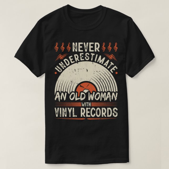 Camiseta Vinyl (Diseño del anverso)