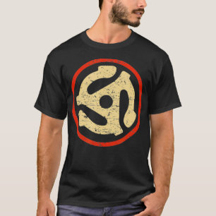 Camiseta Vinyl 7 pulgadas 45 rpm Adaptador de registro únic