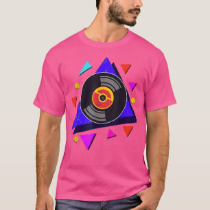 Camiseta Vinyl 90s Music Lover 1990s Theme Party Disco Retr