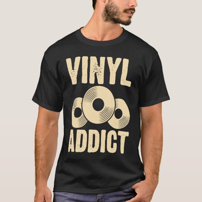 Camiseta Vinyl Addict (Anverso)