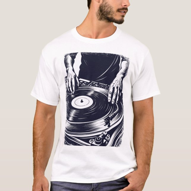 Camiseta Vinyl DJ (Anverso)