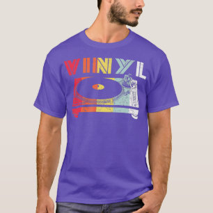 Camiseta Vinyl DJ tocador de récords turnable de la vieja e