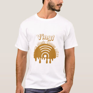 Camiseta Vinyl: Donde la música se anima - Tee de sonido an