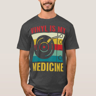 Camiseta Vinyl es mi gracioso coleccionista de registros LP