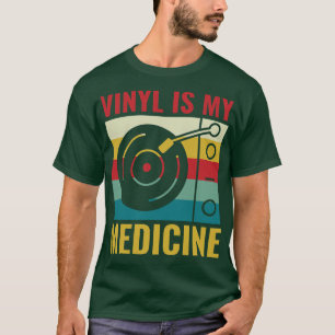 Camiseta Vinyl es mi gracioso coleccionista de registros LP