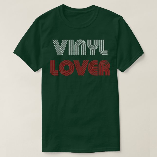 Camiseta Vinyl Lover (Diseño del anverso)