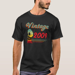 Camiseta Vinyl Lover Cumpleaños para Music Lover y DJ 2009