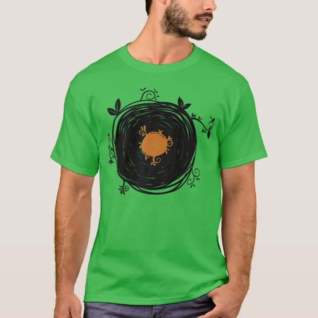 Camiseta Vinyl Nature 1950 s Retro Classic Rock Music famil (Anverso)