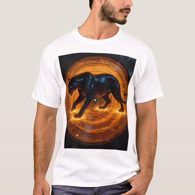 Camiseta Vinyl Panther (Anverso)