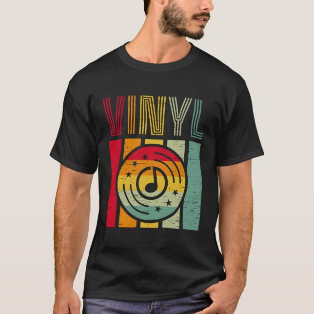 Camiseta Vinyl Phonograph Record Music Dj (Anverso)