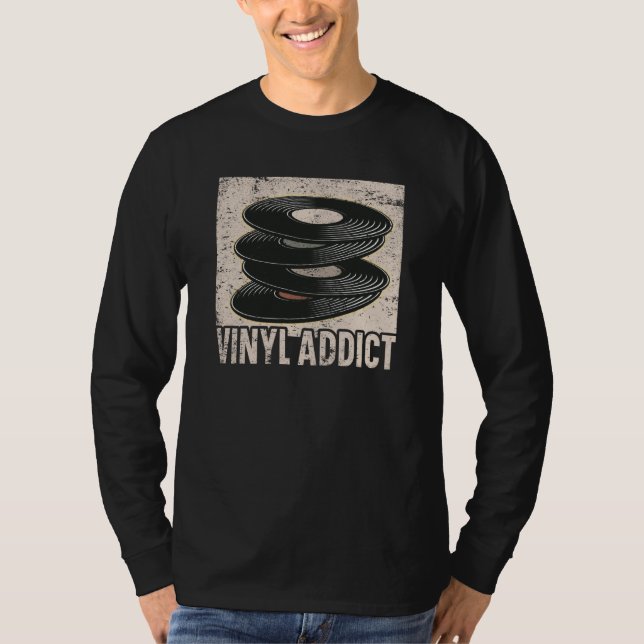 Camiseta Vinyl Player Vinyl Record Player Music (Anverso)