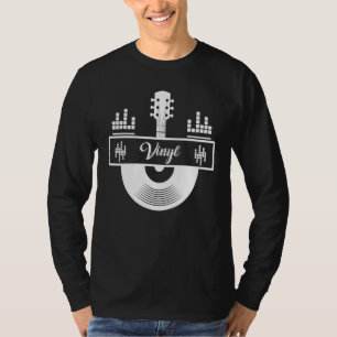 Camiseta Vinyl Record Guitar Music