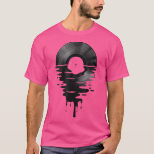 Camiseta Vinyl Record Music Lp Classic 80s Sunset 3278