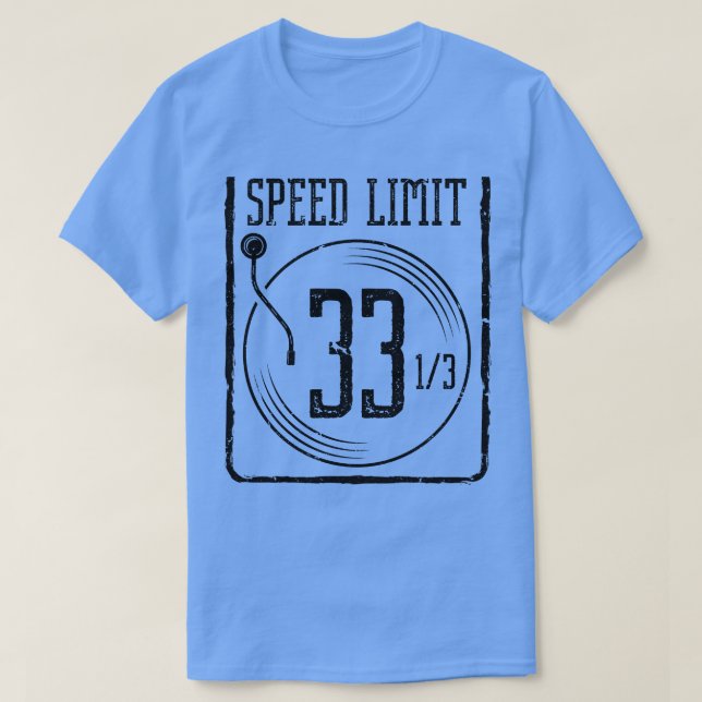 Camiseta Vinyl Record Player 33 LP Vinyl Records (Diseño del anverso)