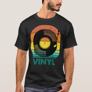 Camiseta Vinyl Records Music Retro Vinyls Record 80 Vinyl