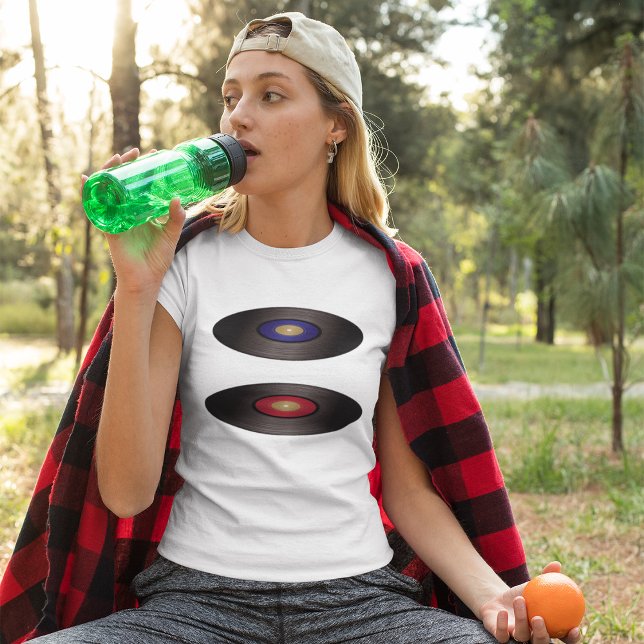 Camiseta Vinyl Records T-Shirt femenino (Subido por el creador)