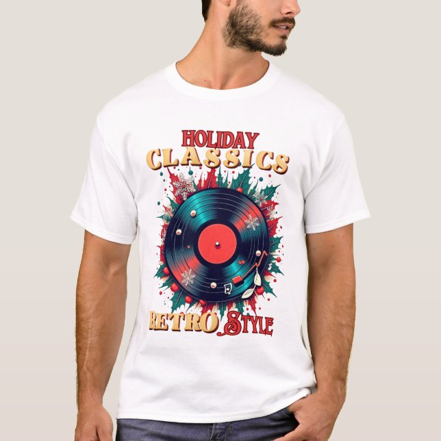 Camiseta Vinyl retro (Anverso)