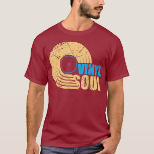 Camiseta Vinyl Soul Old School DJ Turntables LP Vinyl