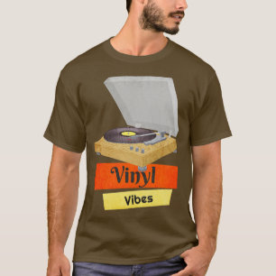 Camiseta Vinyl Vibes Records Turable Music Lover Retro
