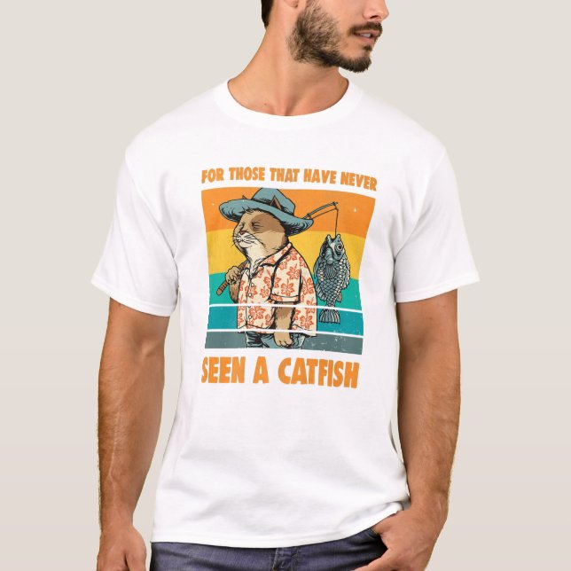 Camiseta Vio Un Pescado Para Aquellos Que Nunca Han Visto (Anverso)