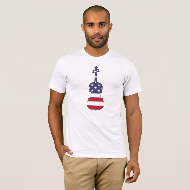 Camiseta Viola "bandera americana " (Anverso completo)