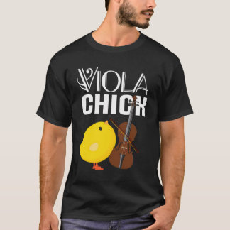 Camiseta Viola Chick Hoodie Violist Music Gift
