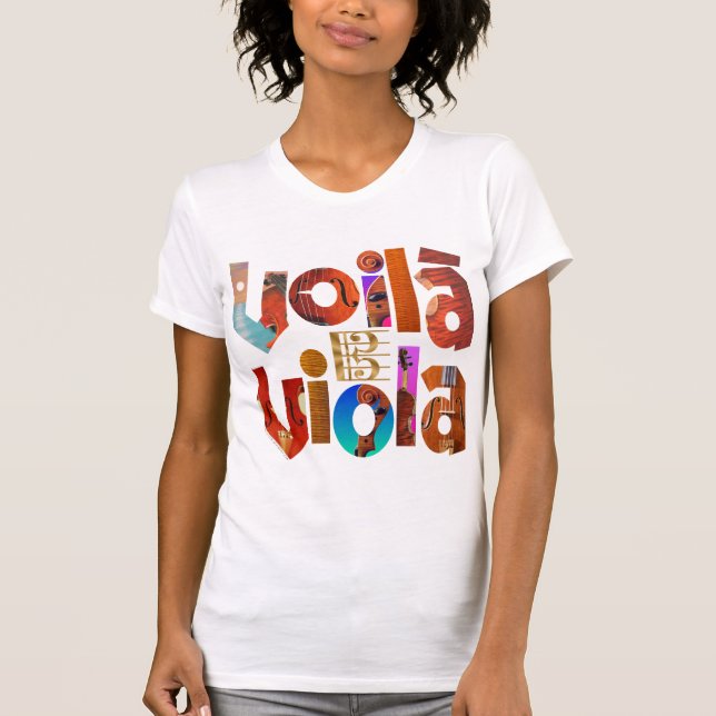 Camiseta ¡Viola de Voilà! (Anverso)