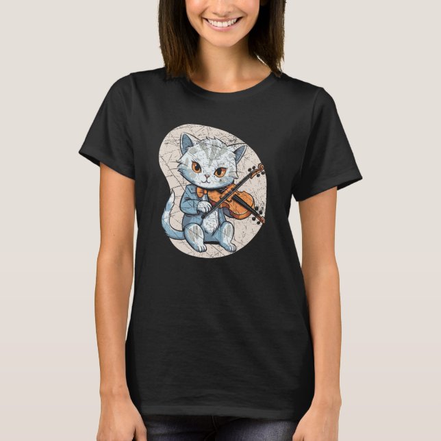 Camiseta Viola Instrumento de la Orquesta Violinista de Vio (Anverso)