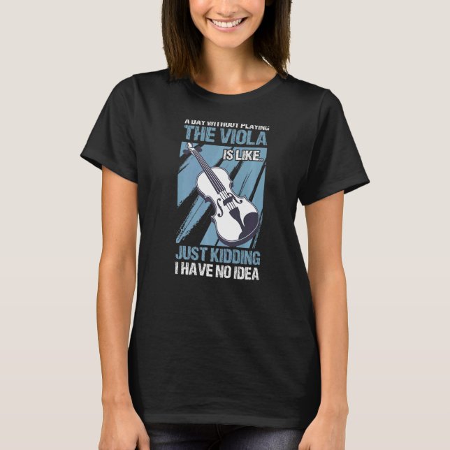 Camiseta Viola Instruments Music Notes Player Lesinne (Anverso)