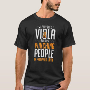 Camiseta Viola Instruments Music Notes Player Lesinne