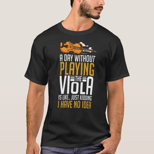 Camiseta Viola Instruments Music Notes Player Lesinne (Anverso)