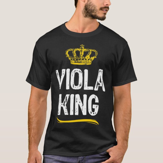 Camiseta Viola King Men Boys Player Guay Violist (Anverso)