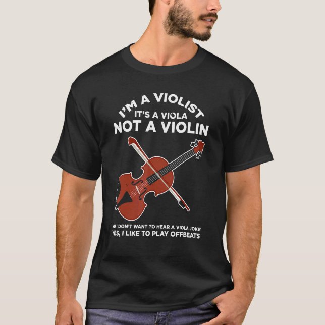Camiseta Viola Play Viola Music Violist Orquesta Vi (Anverso)