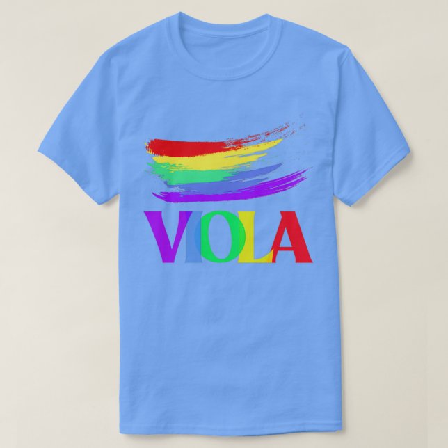 Camiseta Viola Pride (Diseño del anverso)