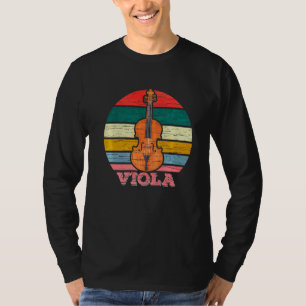 Camiseta Viola Retro Para Violista