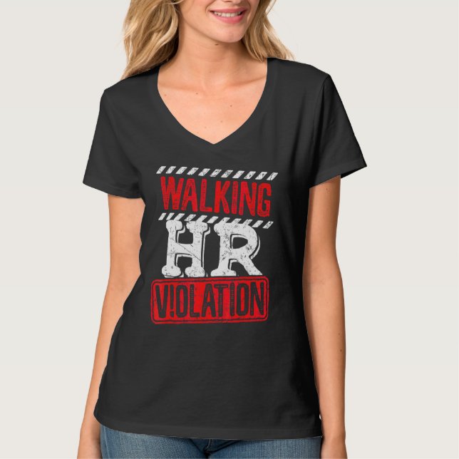 Camiseta Violación De Hr Políticamente Incorrecta (Anverso)