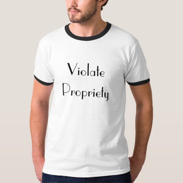Camiseta Viole la propiedad (Anverso)