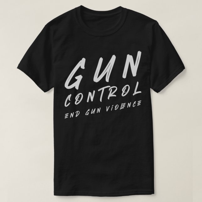 Camiseta Violencia de género en control de armas (Diseño del anverso)