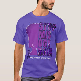 Camiseta Violencia Doméstica Evitar la MISOGYNOIR