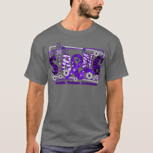 Camiseta Violencia doméstica La conciencia se extiende a lo