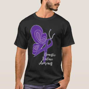Camiseta Violencia doméstica Maltrato de conciencia Cinta m