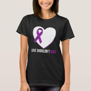 Camiseta Violencia doméstica Sobreviviente de conciencia Co