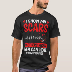 Camiseta Violencia en Enfermería Muestro mis Cicatrices San