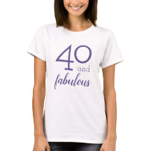 Violet 40 y Fabuloso Cumpleaños Cuarenta