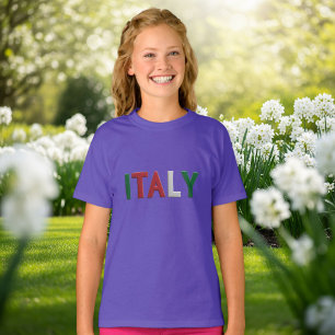 Camiseta Violet Italy T-Shirt for Teenagers