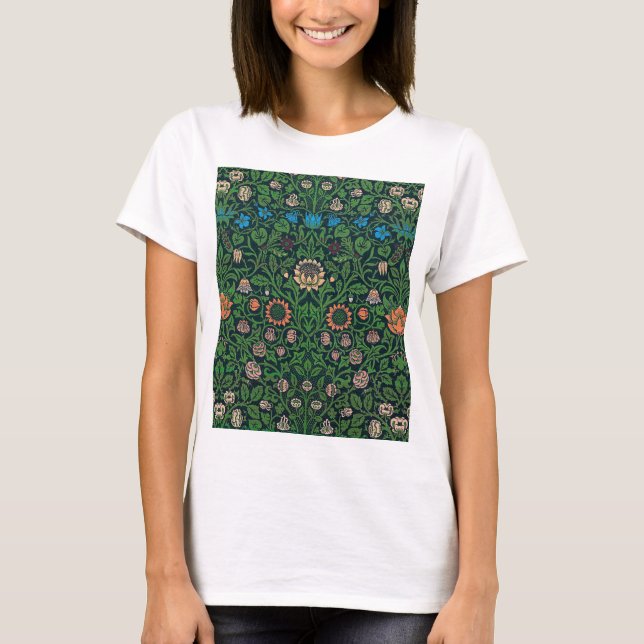 Camiseta Violet y Columbine, William Morris (Anverso)